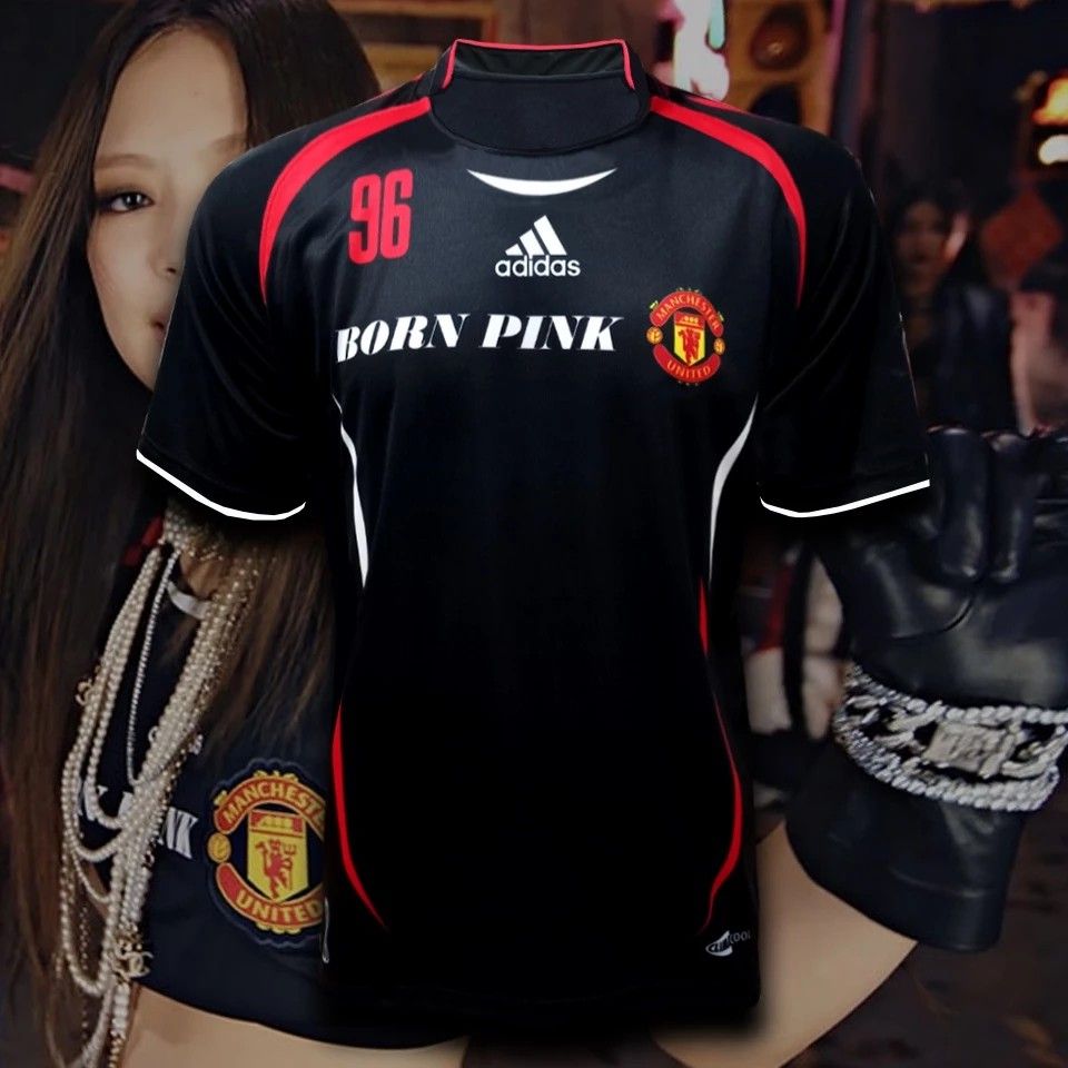 Adidas manchester united jersey pink top