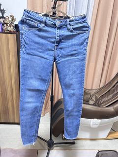 Mango Skinny Jeans Light Blue