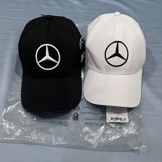 Mercedes F1 Lewis Hamilton Cap 2022 black and white