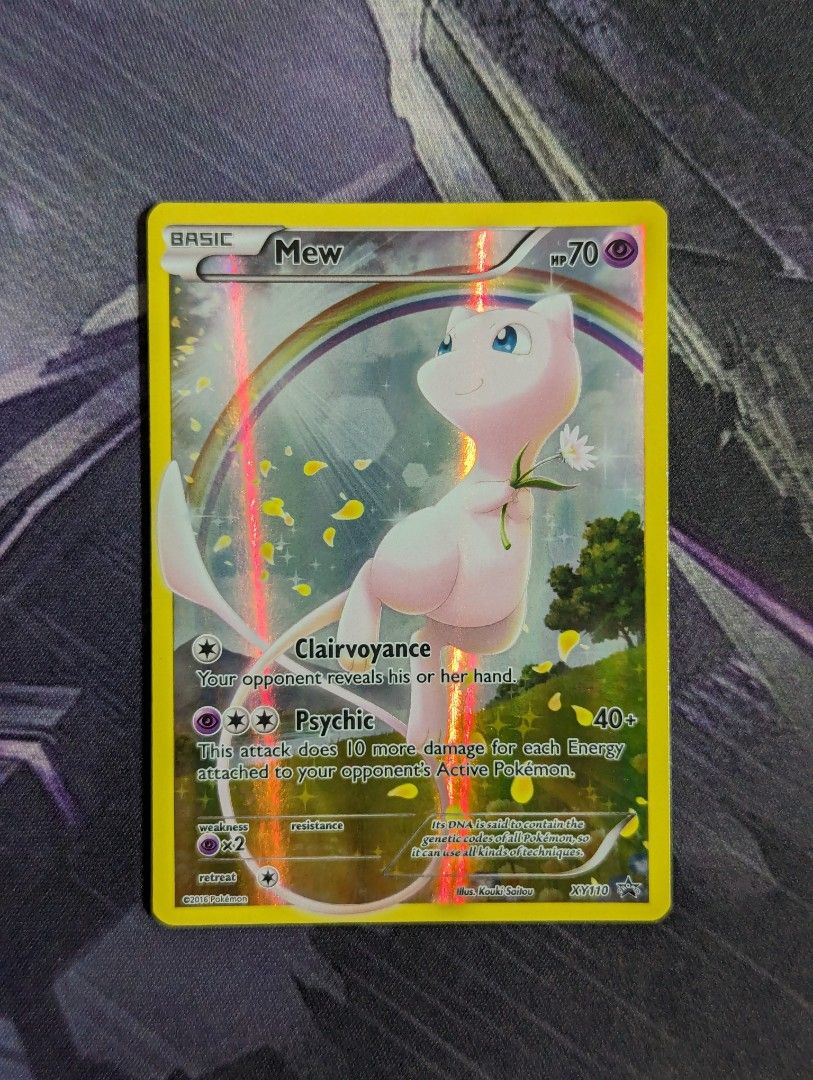 Mew Full Art XY Promo Pokémon Pokemon TCG Pokemon Cards binder