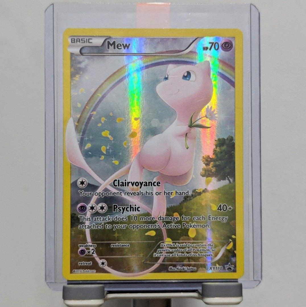 Mew Full Art XY Promo Pokémon Pokemon TCG Pokemon Cards binder