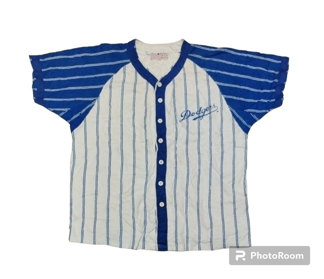Dodgers hot sale button shirt