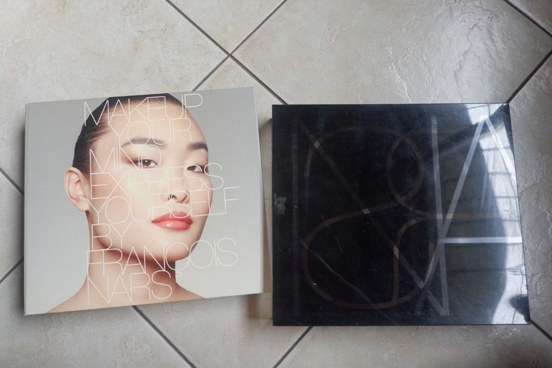 Nars Makeup Book [COFFEE TABLE BOOK] (Category: Makeup) located in Quezon City. Submitted by miletdeclutters (Listing ID 1292753950, Image 2). Description: very good to excellent condition; like new hardbound pages are either on glossy paper or acetate transparent layover comes in box case .