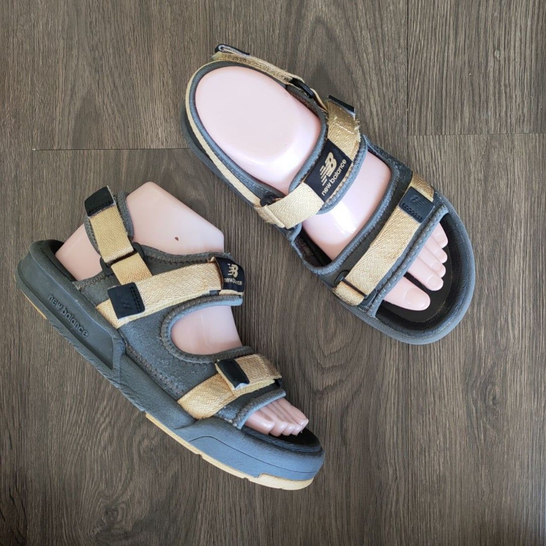 New Balance Sandals Grey Gold 23CM 4UK RM100