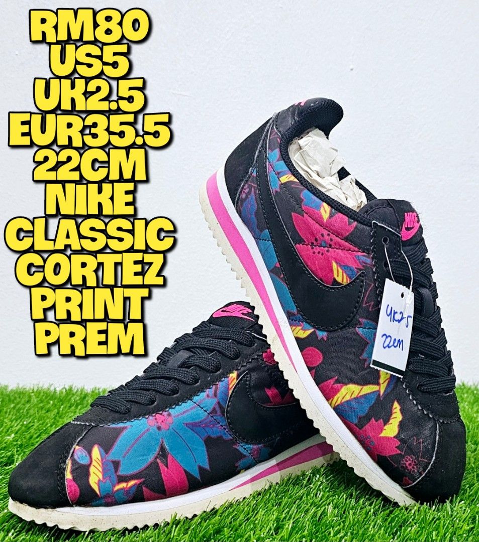 Floral print nike cortez best sale
