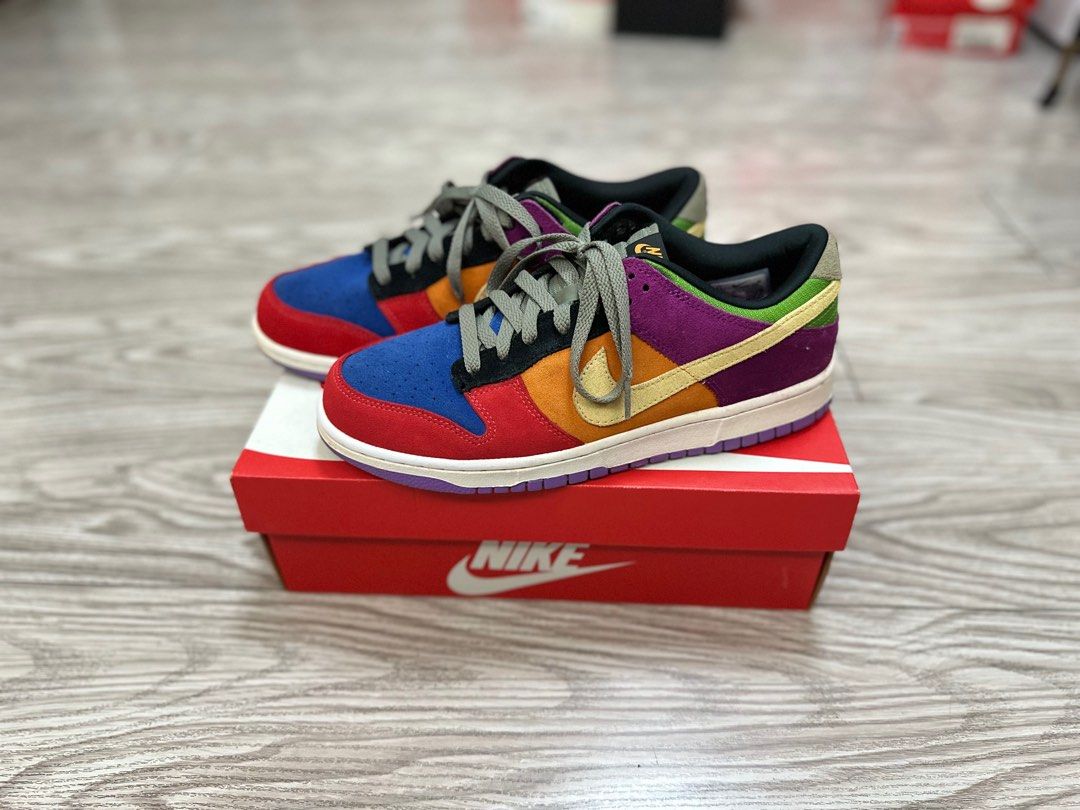 NIKE DUNK LOW SP VIOTECH US9.5, 男裝, 鞋, 波鞋- Carousell