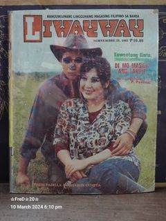 Nobyembre 29, 1993 Liwayway Komiks Magasin (Robin At Sharon Cover)