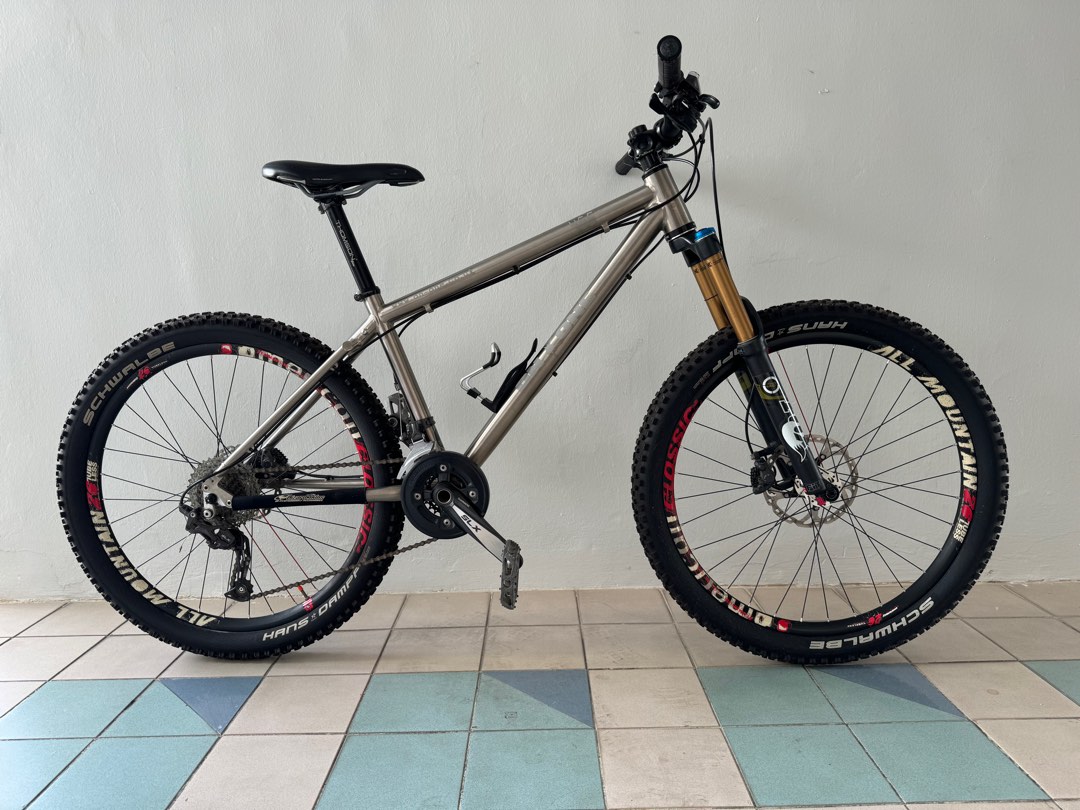 On One 456 Titanium 26 MTB hardtail Sports Equipment Bicycles Parts Bicycles on Carousell