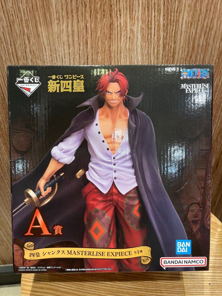 OnePiece 新四皇一番賞A賞紅髮/換C賞路飛, 興趣及遊戲, 玩具& 遊戲類