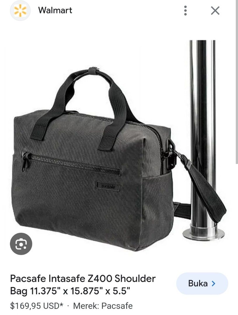 Pacsafe Instasafe Z400 x Tumi x Thule x Lojel