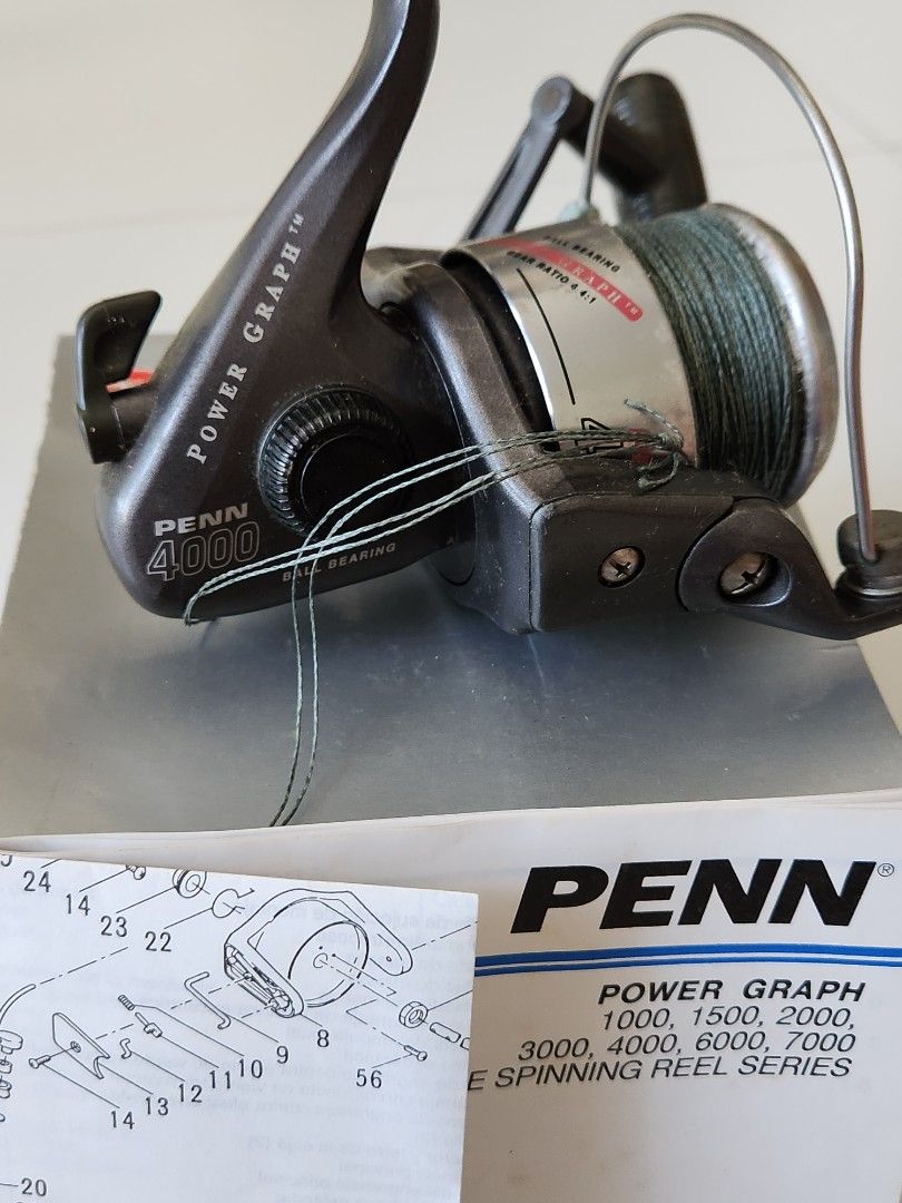 penn power graph 1500 reel