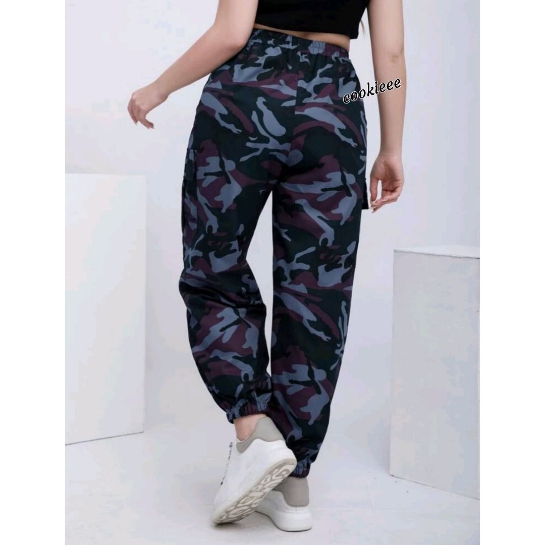 Plus size purple camo pants outlet