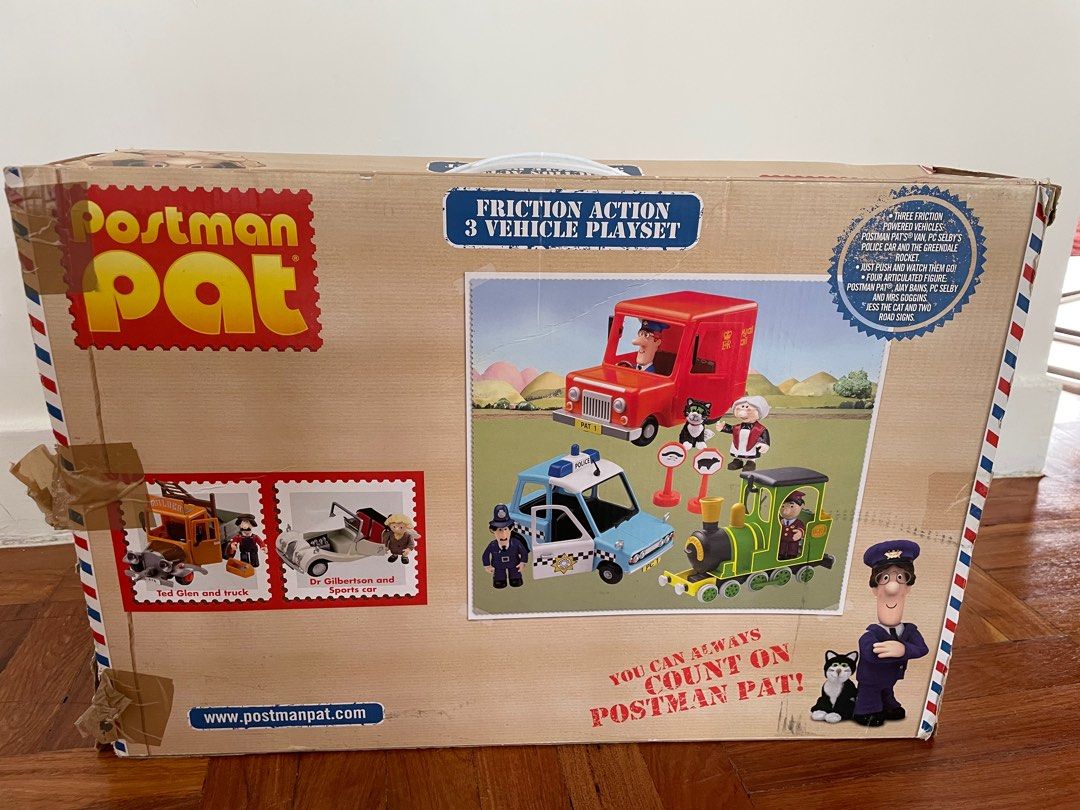 Postman pat friction action sales 3 vehicle playset