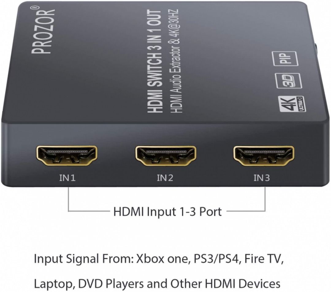 Prozor hdmi switch 3 in 1 out shop