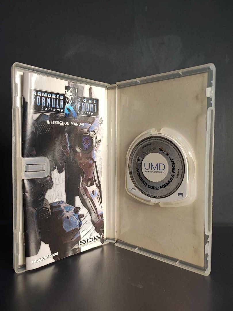 PSP UMD Games Armoured Core Formula Front Extreme Battle (Category: PlayStation) located in Malolos. Submitted by ricojoie_collection (Listing ID 1292692725, Image 3). Description: PSP UMD Games Region 2 Welcome to my shop! Our products are part of our collection . You can chat with us if you have any questions. Happy shopping.