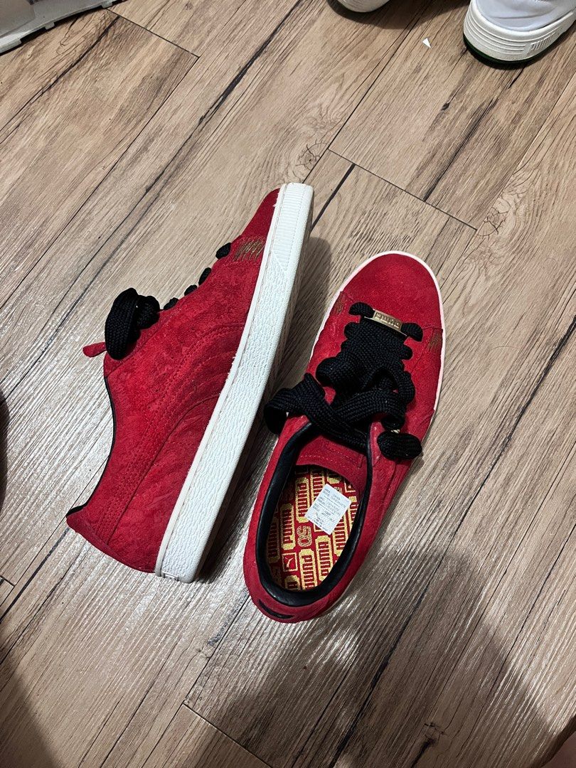 Puma suede red scarlet store