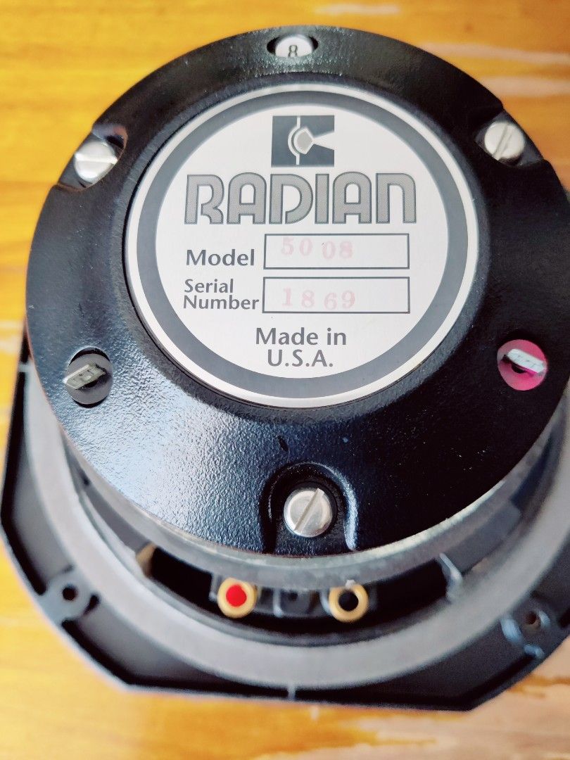 Radian coaxial speakers on sale