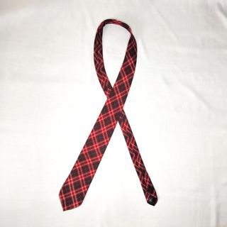 Red Plaid Necktie (Croft & Barrow)