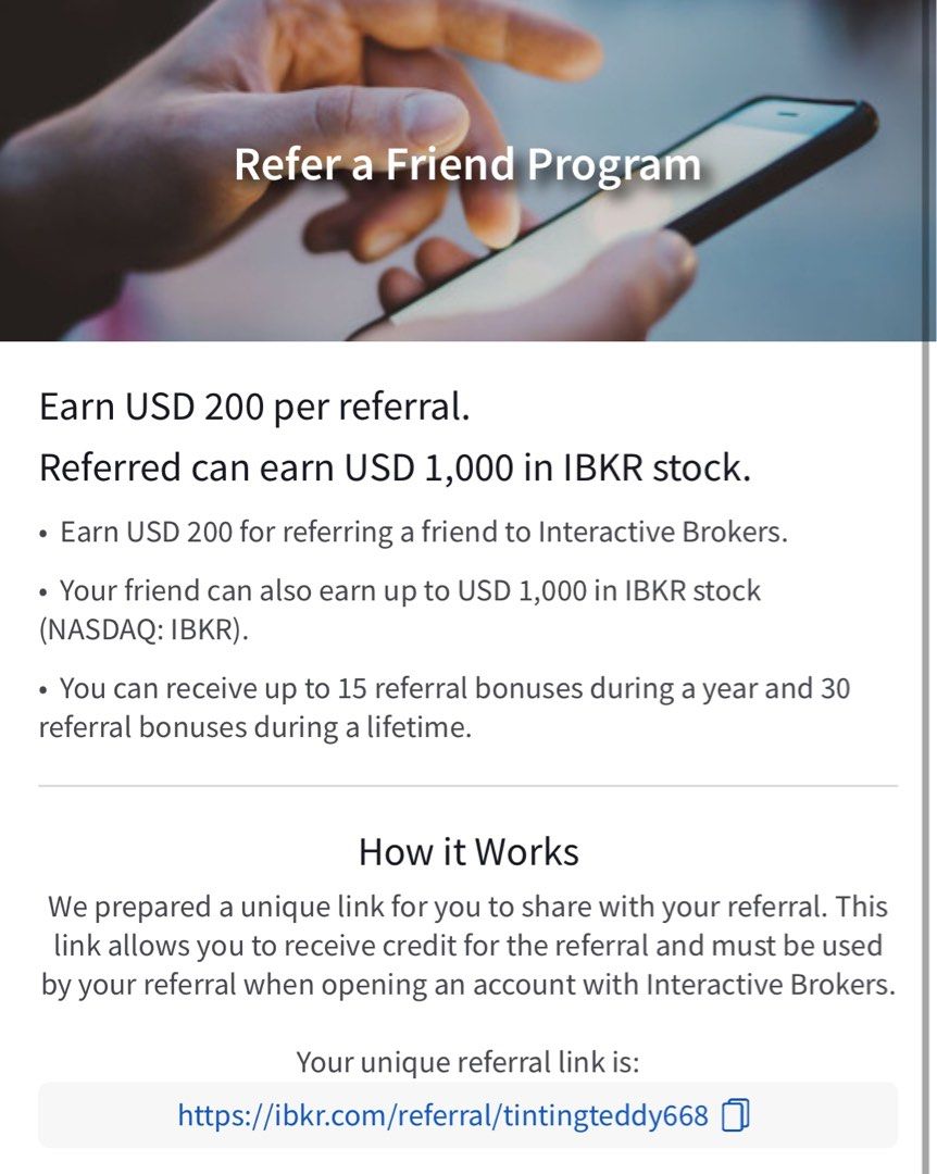 referral link of InteractiveBrokers IBKR , 公告欄- Carousell