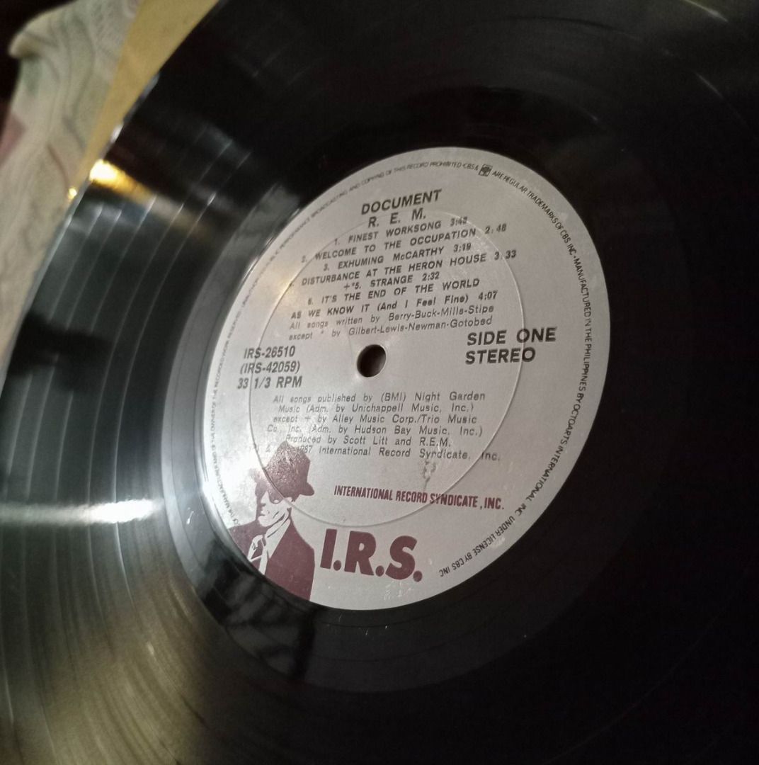 REM, Document LP 40, Hobbies & Toys, Music & Media, Vinyls on Carousell