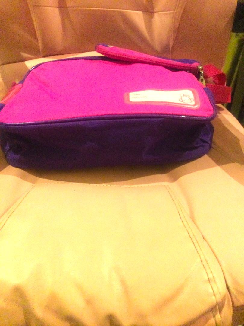 Robby Rabbit pink small bag for girls (Category: Babies & Kids Fashion) located in Makati City. Submitted by babe090817 (Listing ID 1292560419, Image 3). Description: NOT USED Ideal for pre school w/ pencil case comes with 3 pockets inside lots of compartments in front .