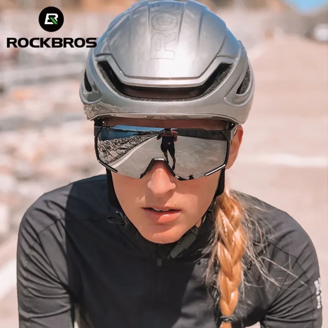 ROCKBROS Bike Cycling Glasses Polarized + Photochromic Lenses