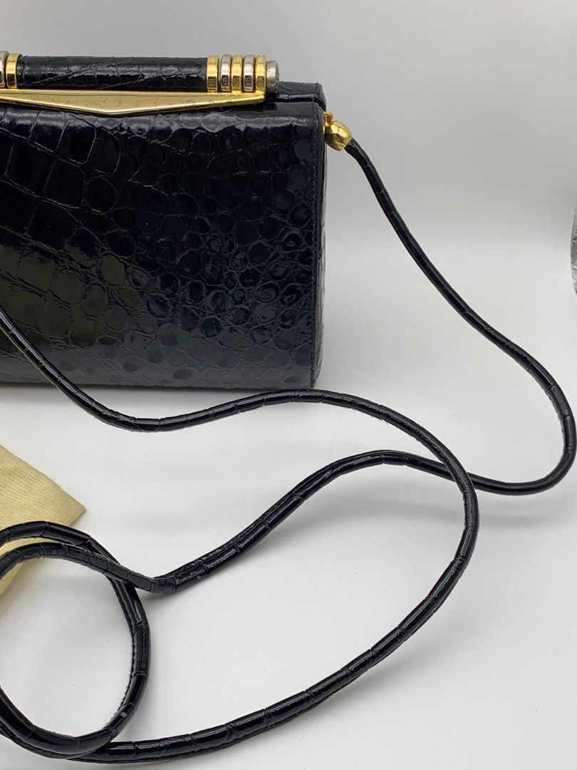 RODO vintage crocskin crossbody bag (Category: Luxury Bags & Wallets) located in Tacloban City. Submitted by houseofluxury.co (Listing ID 1292676549, Image 2). Description: Authentic With tag, dustbag and box Vintage and rare find po 💯.