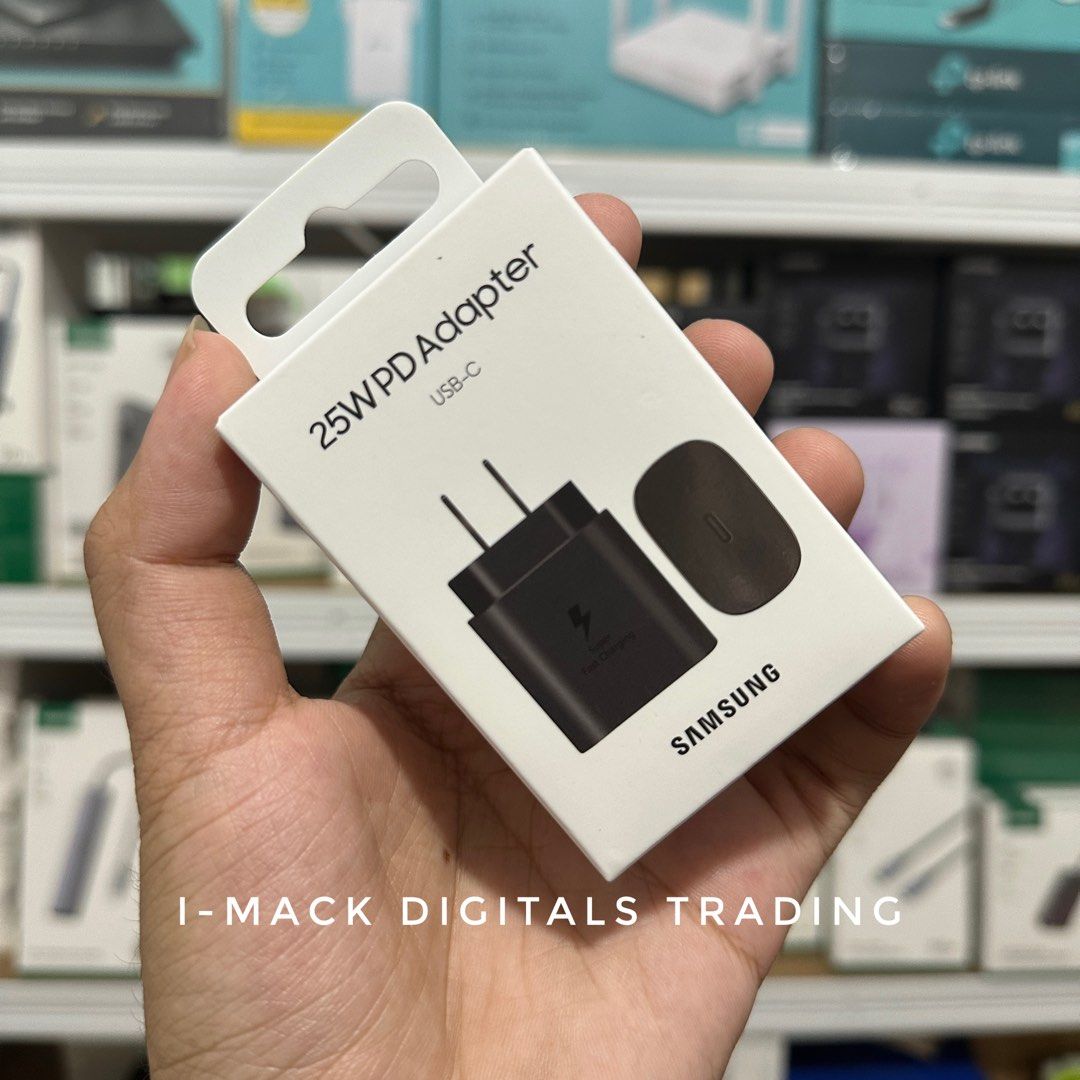 SAMSUNG 25W TYPE C ADAPTER (Category: Chargers & Cables) located in Taguig. Submitted by imackdigitalstrading (Listing ID 1292719074, Image 3). Description: .
