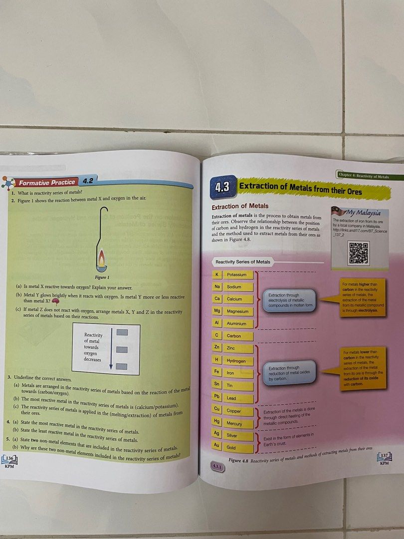 Science form 3 textbook hobbies toys books magazines textbooks