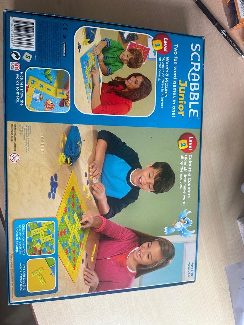 Scrabble junior Hobbies Toys Toys Games on Carousell