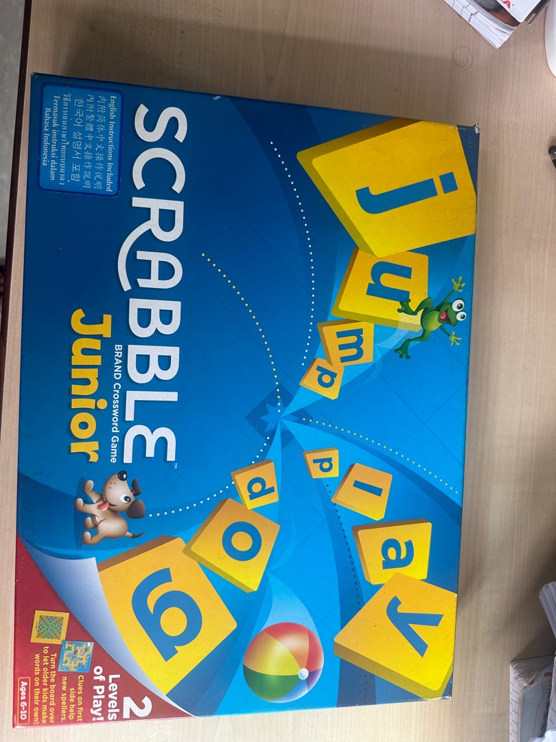 Scrabble junior Hobbies Toys Toys Games on Carousell