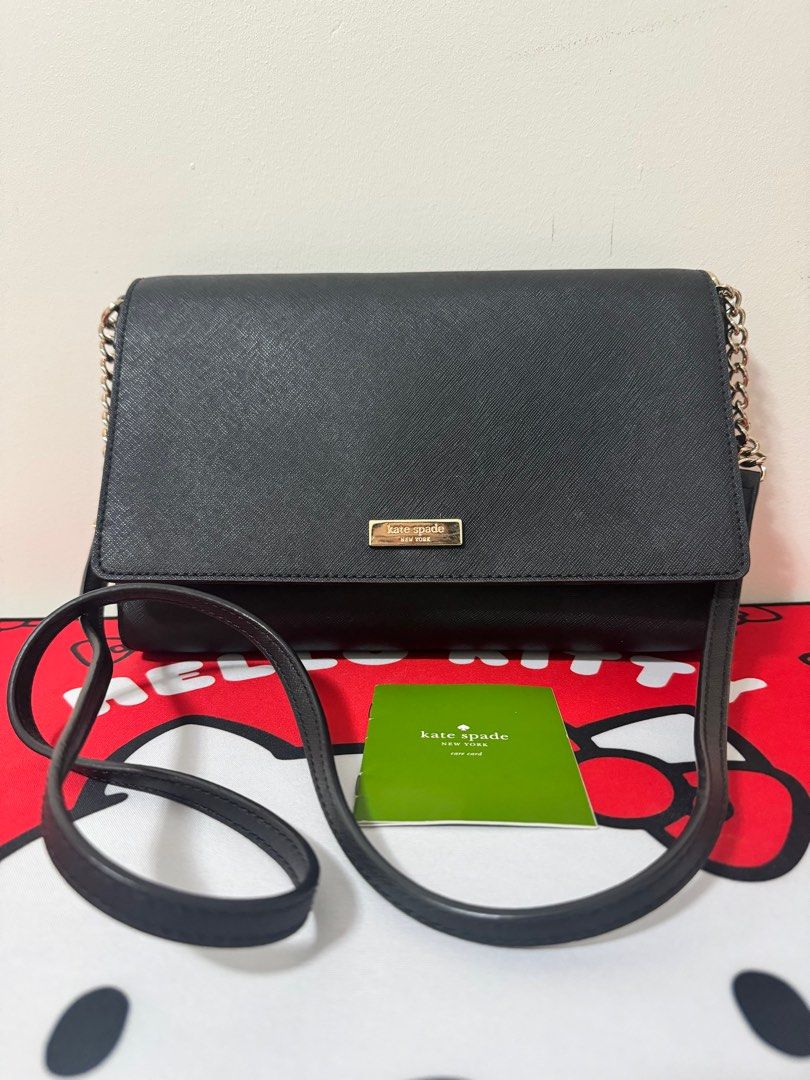 Selling Low Kate Spade New York Black BNWT Tilden Place Alek Leather Bag Women s Fashion Bags Wallets Cross body Bags on Carousell