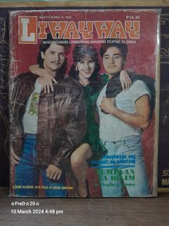 Setyembre 9, 1991 Liwayway Komiks Magasin (Jestoni, Rita at Cesar Cover)