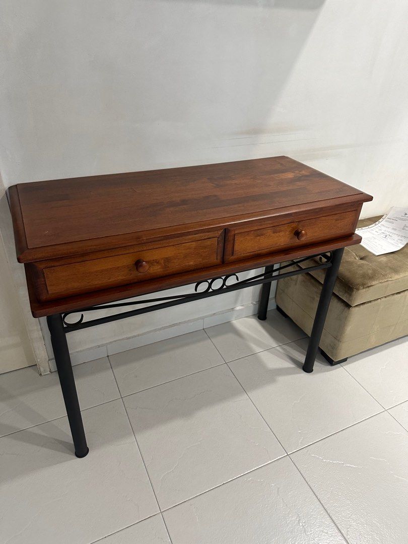 Side table (Category: Tables & Sets) located in Singapore. Submitted by rustiquewerkz (Listing ID 1292718996, Image 1). Description: Condition 9/10 Cash and carry 120cm ( L)x 46cm ( W) x 78cm (H).