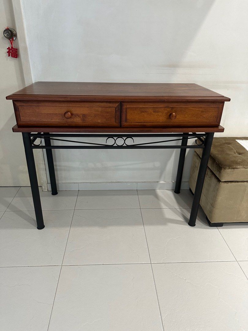Side table (Category: Tables & Sets) located in Singapore. Submitted by rustiquewerkz (Listing ID 1292718996, Image 3). Description: Condition 9/10 Cash and carry 120cm ( L)x 46cm ( W) x 78cm (H).