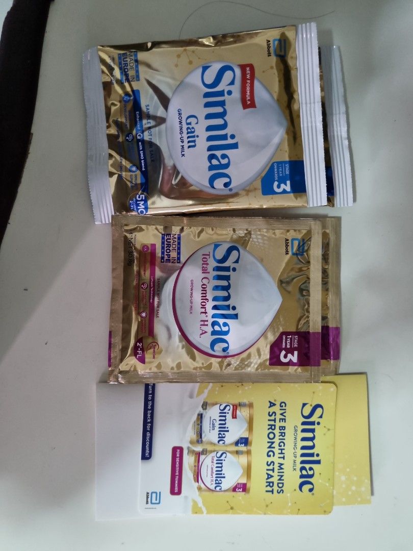 Similac milk shop sample