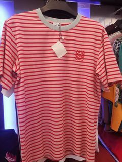 Small Loewe Stripe Shirt Red Women's