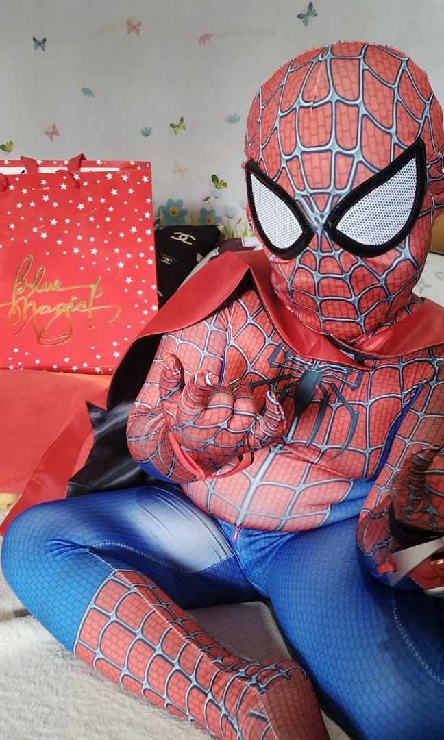 Spiderman Kids Costume Mall Pull out, Babies & Kids, Babies & Kids Fashion  on Carousell