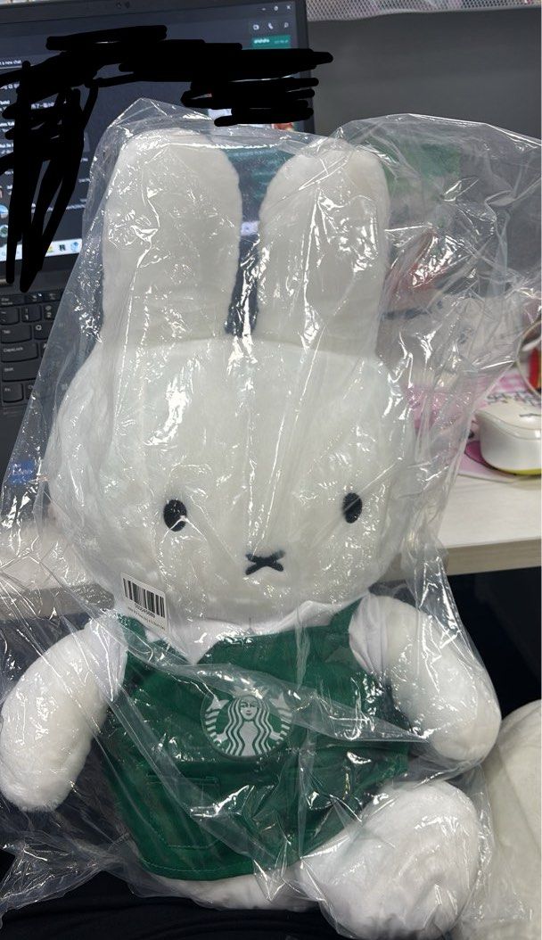 Starbucks + Miffy Barista Miffy Plush, Hobbies & Toys, Toys & Games on ...