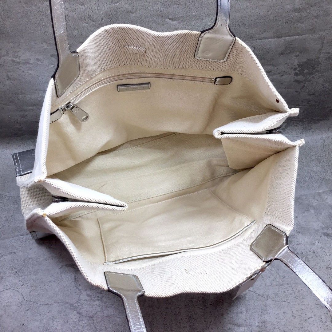 TB Ella Metallic Canvas Tote Big Barang Mewah Tas Dompet di Carousell