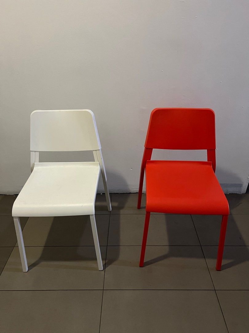 Furniture Ikea Teodores White Chair IKEA Teodores Chairs, White