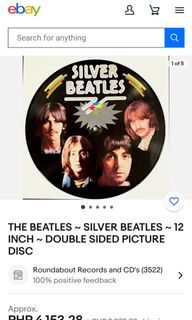 The Beatles Silver Vynil