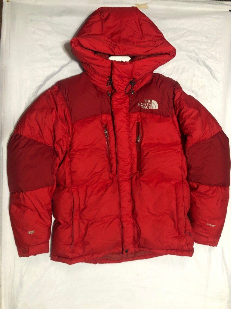 Buy The North Face Puffer Jacket Mens 800 Baltoro Parka Red