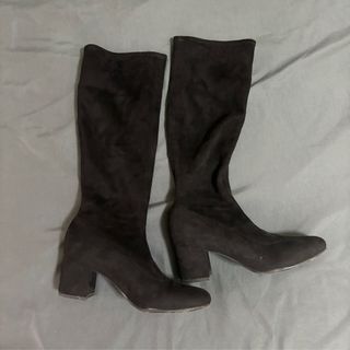 Uniqlo Fabric High-heel Boots