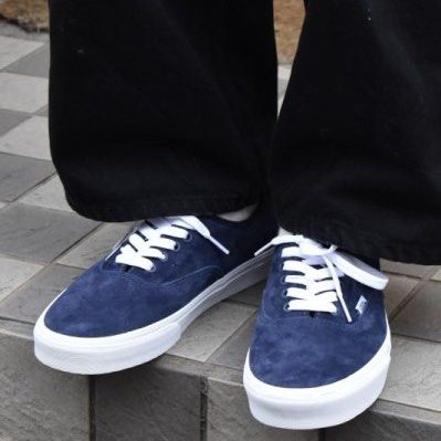 Vans Authentic Pig Suede (Navy), Men