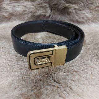 Vintage celine reversible black/brown belt