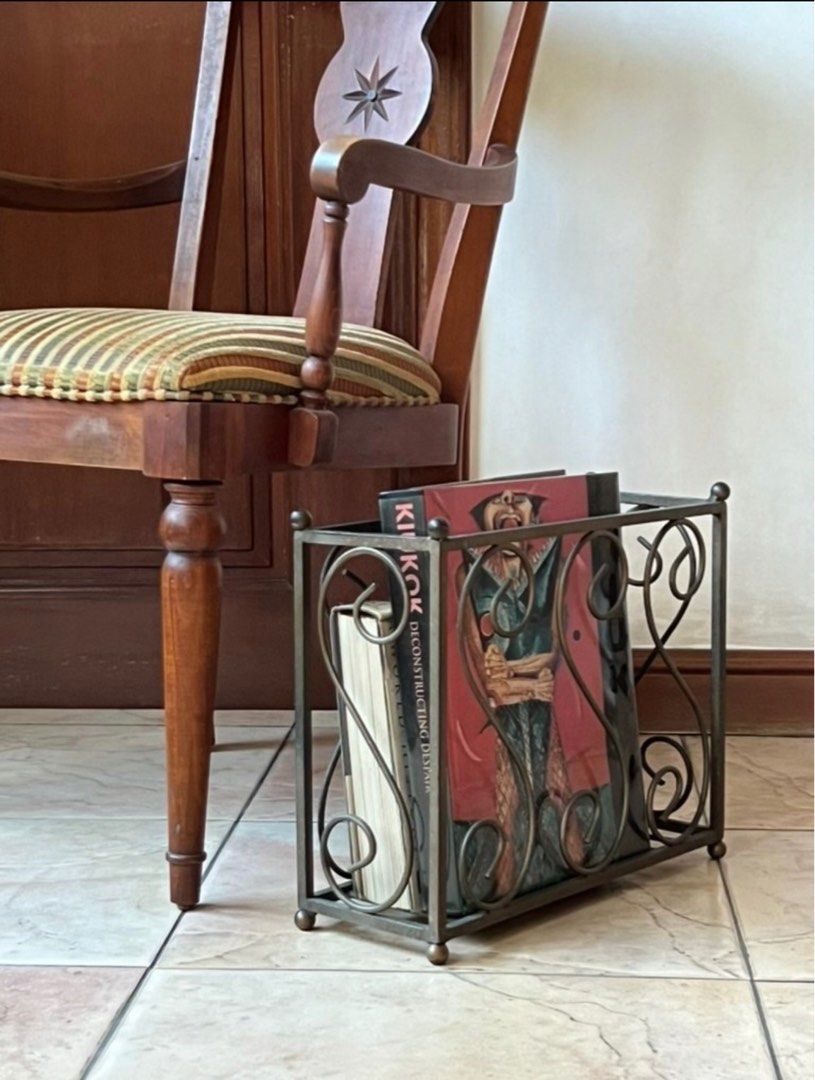 Vintage Magazine Rack (Category: Storage Boxes & Baskets) located in Quezon City. Submitted by vg.ph (Listing ID 1292722310, Image 2). Description: For sale: Vintage Magazine Rack Good condition Pick up: Nia Village, Quezon City.