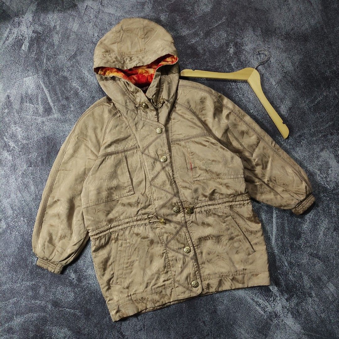 Vintage Ski Jacket Lafont Italy, Fesyen Pria, Pakaian , Atasan di