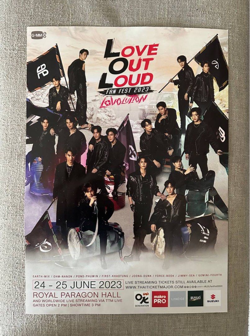 wts gmmtv LOL fanfest Poster, Hobbies & Toys, Memorabilia