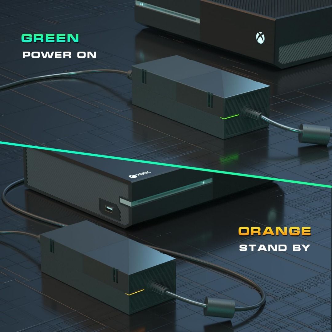 Xbox one power box orange deals